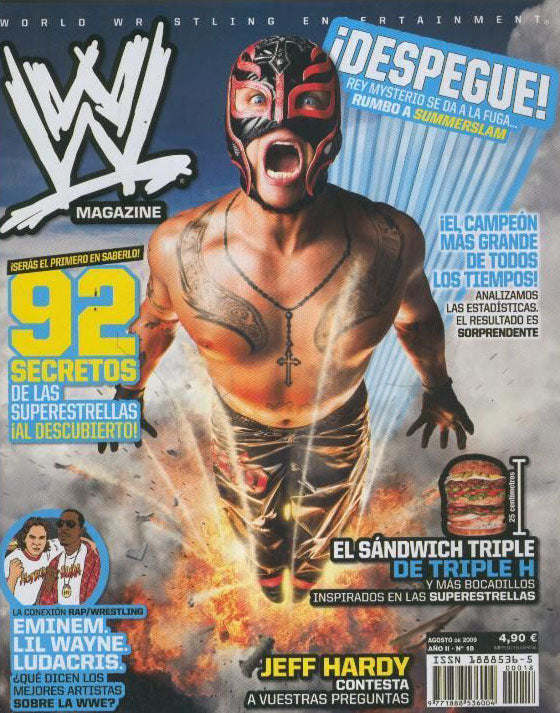 WWE Magazine from Spain August 2009 Magazine PWcatalog