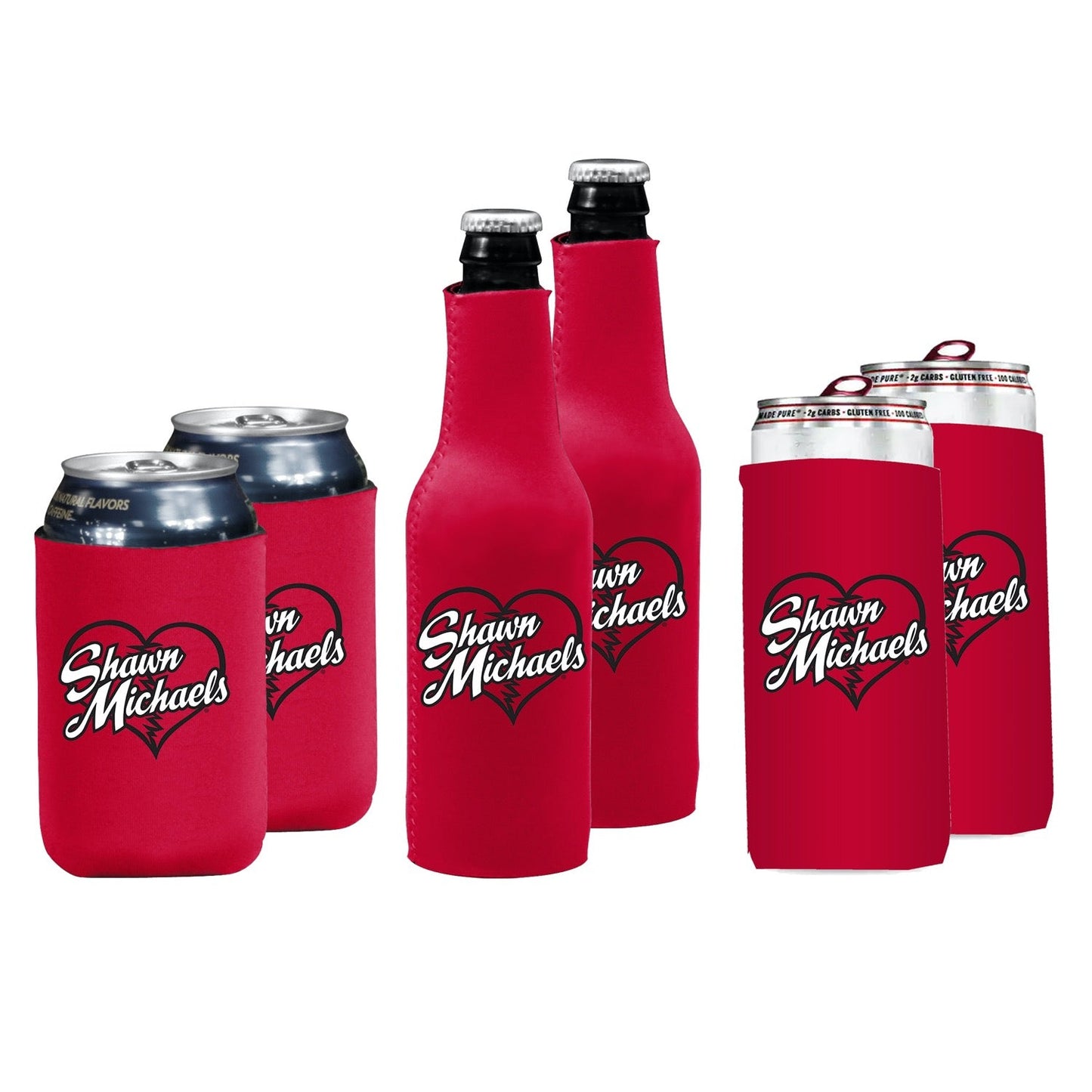 Shawn Michaels "The Heartbreak Kid" Drink Sleeve Variety Pack