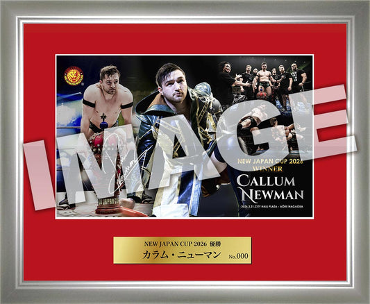 [Autographed by Callum Newman] NEW JAPAN CUP2026 WINNER Photo Frame [Pre-Order] Other Goods PW Catalog