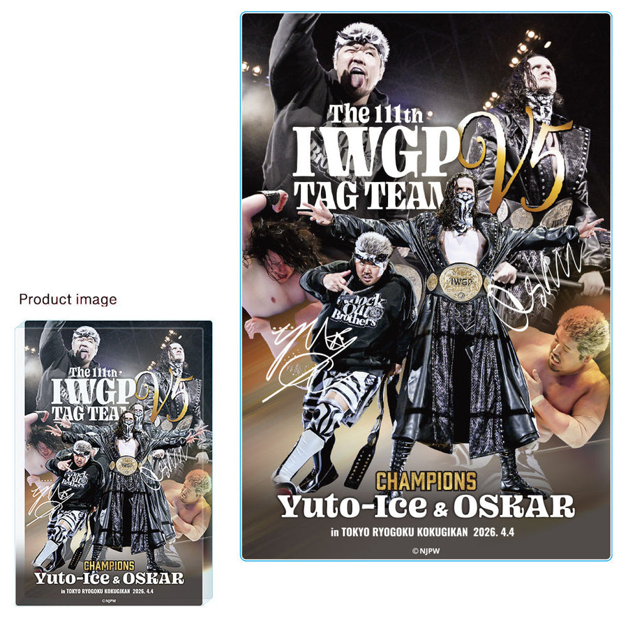 Yuto-Ice and OSKAR 111th IWGP Tag Team Champions Acrylic Block [Pre-Order] Other Goods PW Catalog