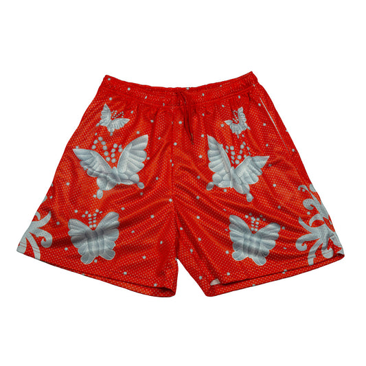 Ric Flair Red Chalk Line Shorts Shorts PW Catalog