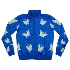 Ric Flair Blue Chalk Line Track Jacket