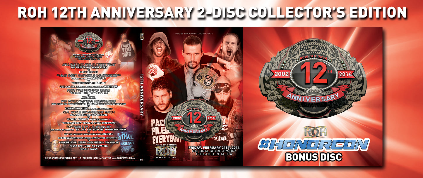 12TH ANNIVERSARY - 02/21/14 PHILADELPHIA, PA - COLLECTOR'S EDITION (2 DISC DVD)