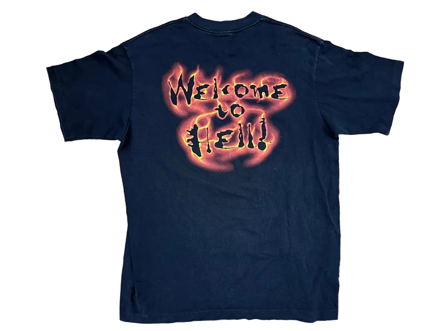 1998 WWF Kane Welcome to Hell T-shirt Pwcatalog