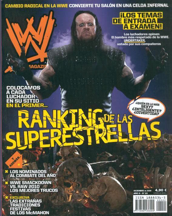WWE Magazine from Spain December 2009 Magazine PWcatalog