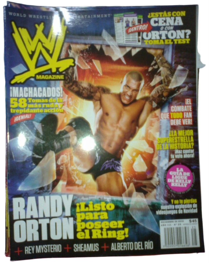 WWE Magazines from Mexico December 2010 Magazine PWcatalog