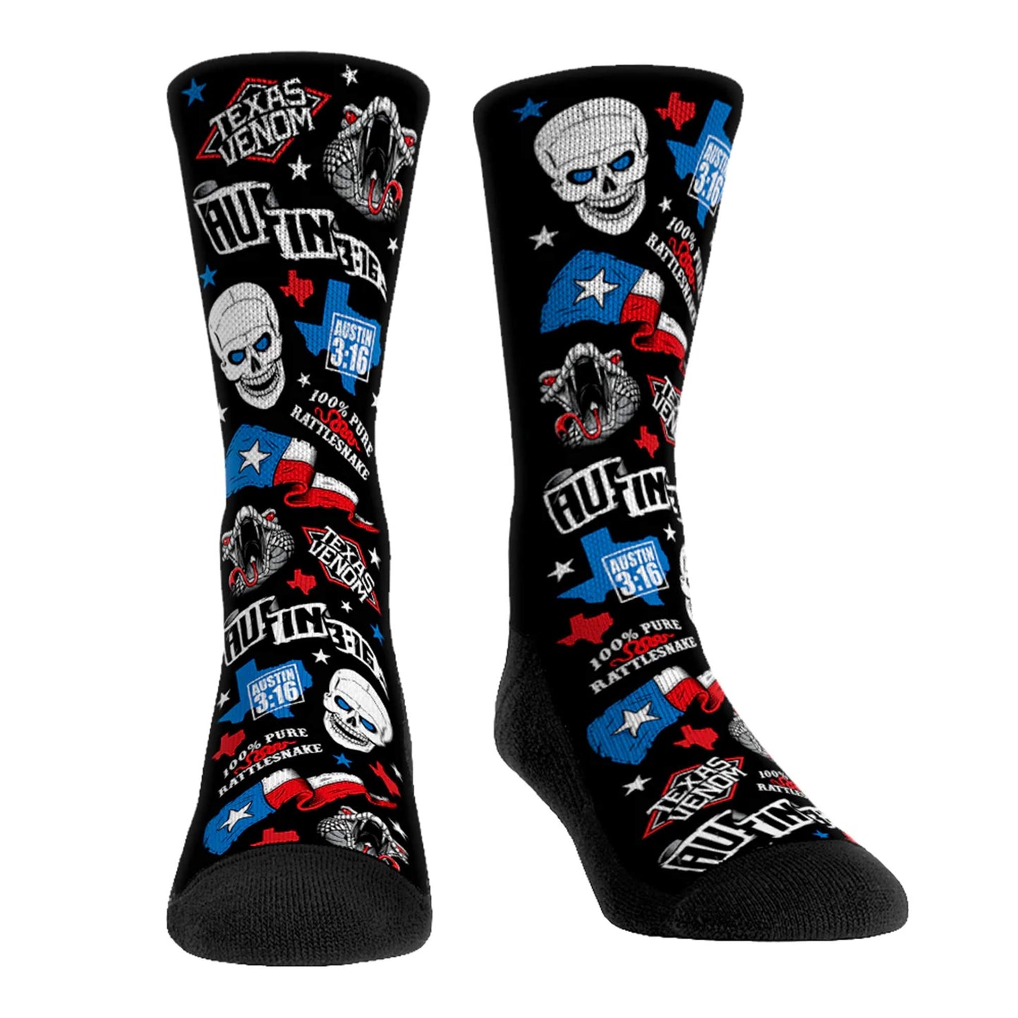 Steve Austin Texas Venom Rock 'Em Socks