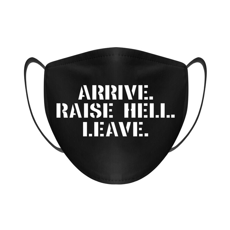 Stone Cold Steve Austin "Arrive. Raise Hell. Leave" Face Mask 
