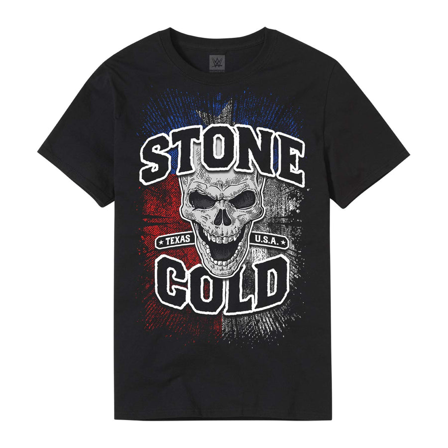 Stone Cold Steve Austin "Texas Flag Skull" T-Shirt