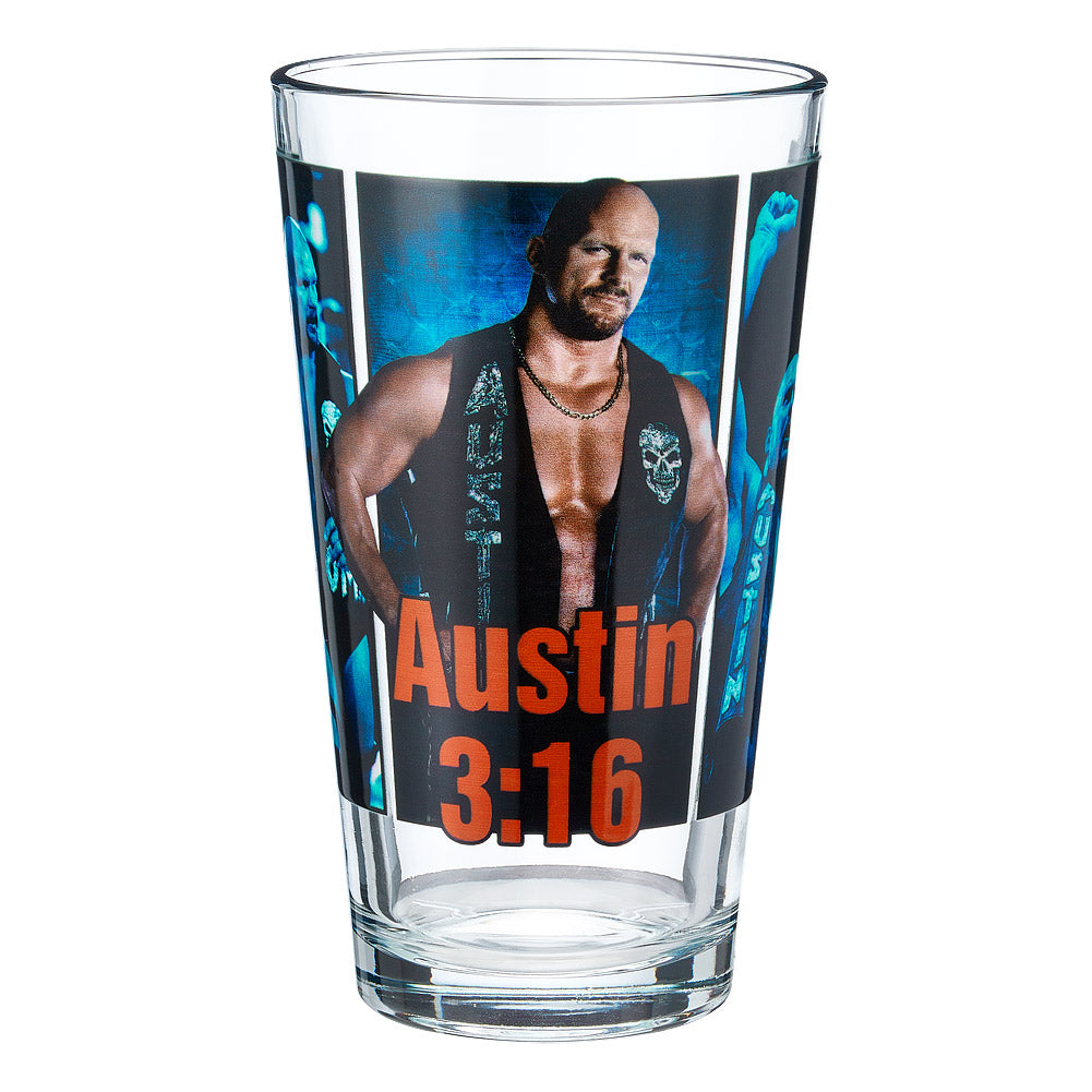 Stone Cold Steve Austin Superstar Pint Glass