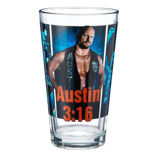 Stone Cold Steve Austin Superstar Pint Glass PW Catalog