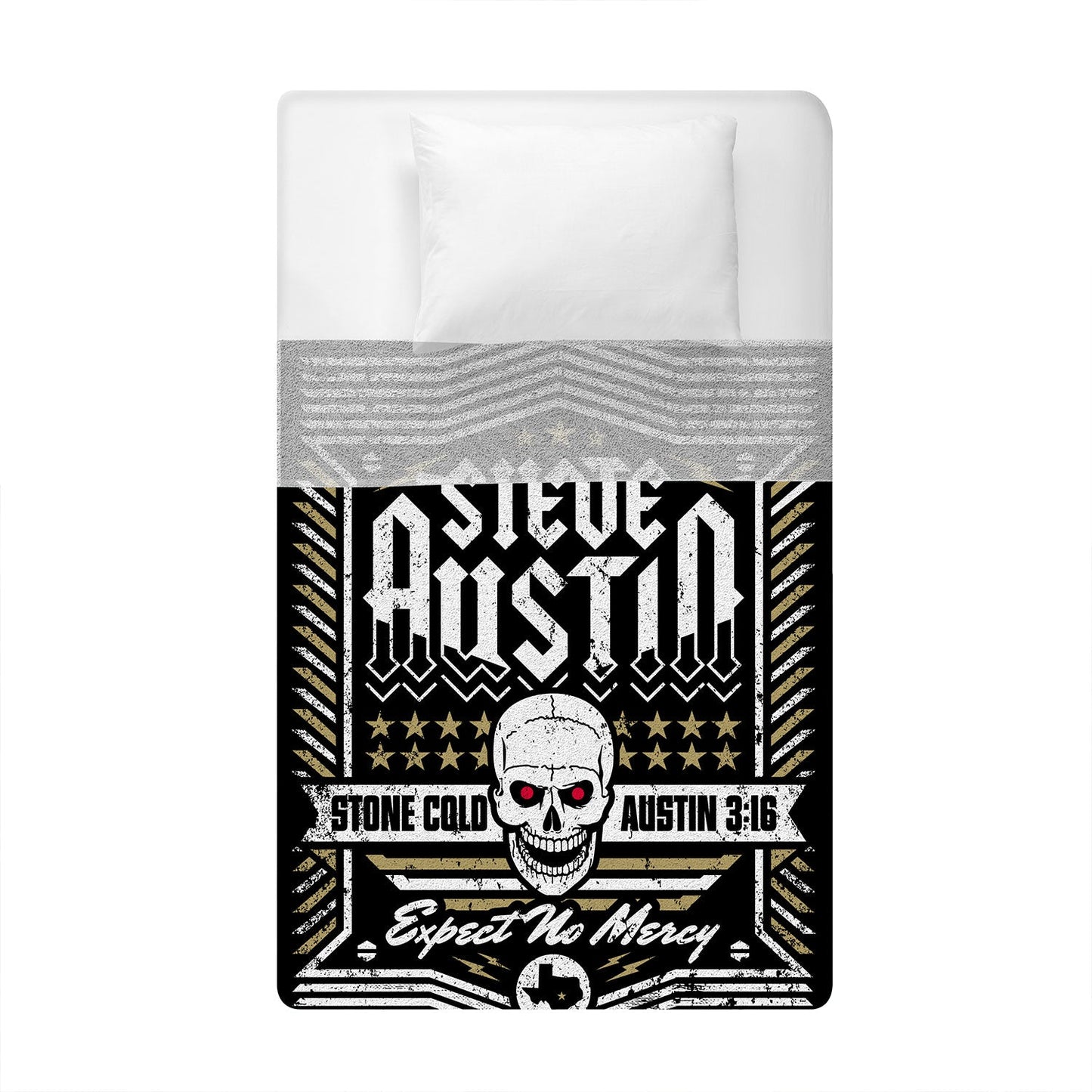 Stone Cold Steve Austin Sleep Squad Fleece Throw Blanket