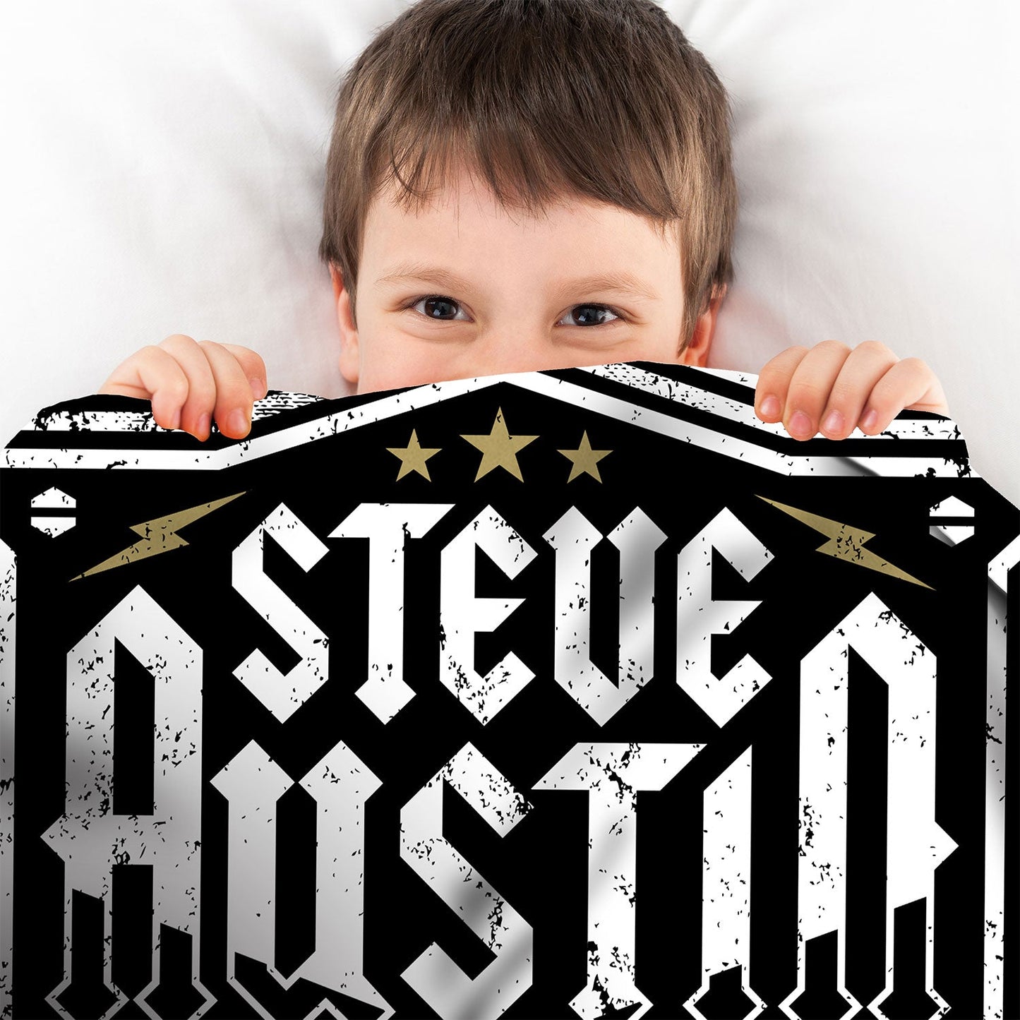 Stone Cold Steve Austin Sleep Squad Fleece Throw Blanket