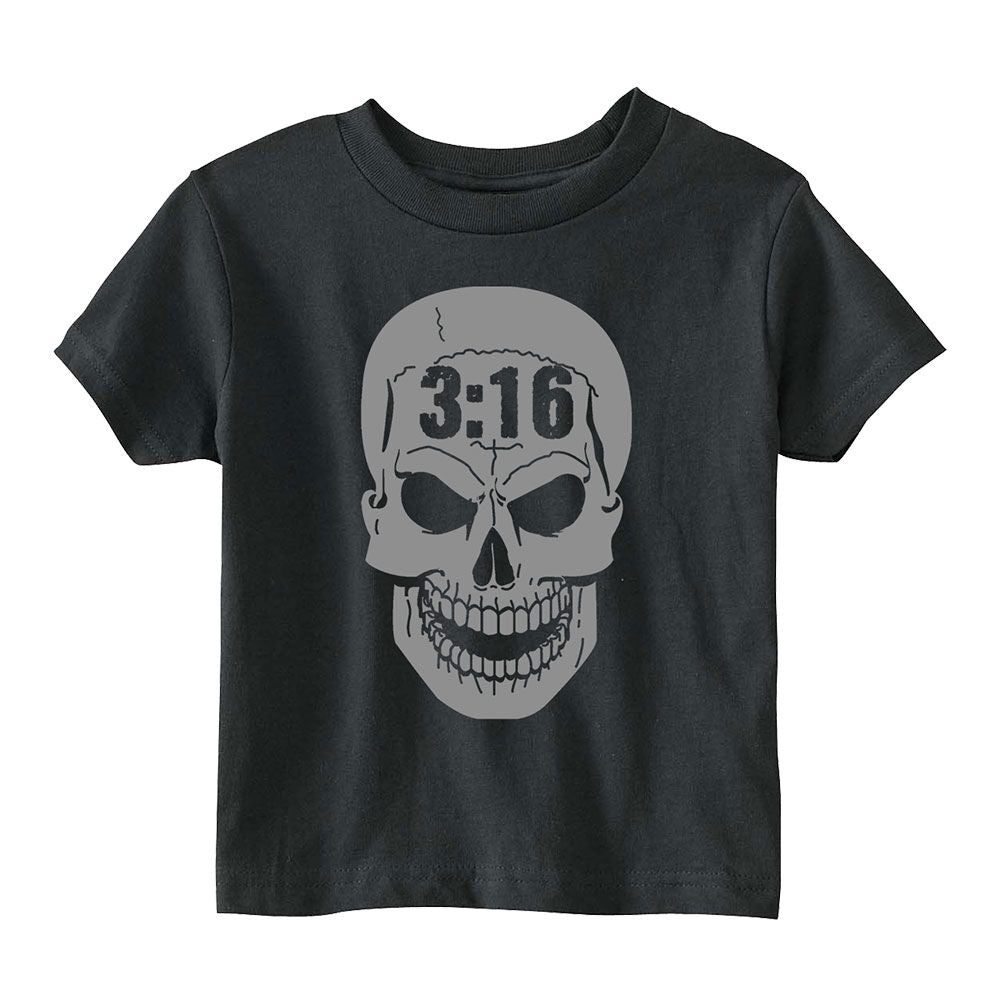 Stone Cold Steve Austin "3:16 Skull" Toddler T-Shirt 1