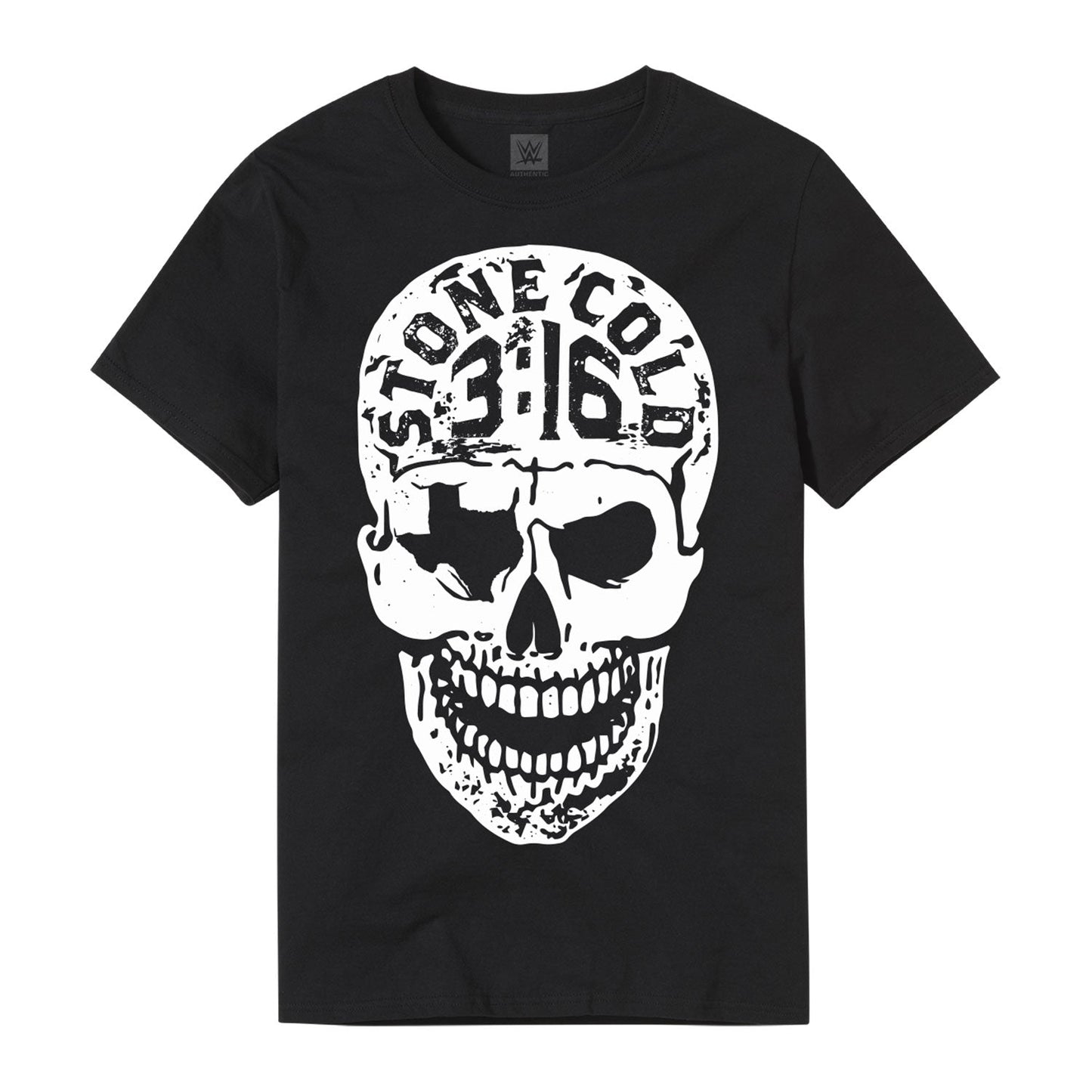 Stone Cold Steve Austin Texas Skull T-Shirt