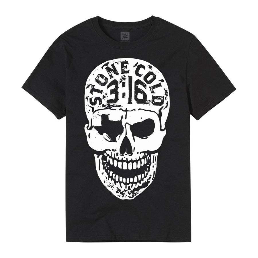 Stone Cold Steve Austin Texas Skull T-Shirt