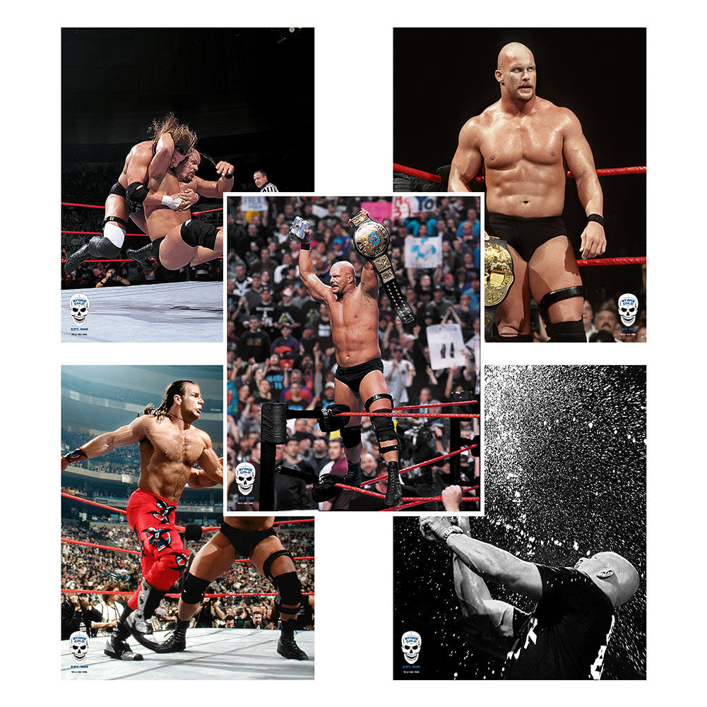 Stone Cold Steve Austin Limited Edition 25th Anniversary Photo Collection