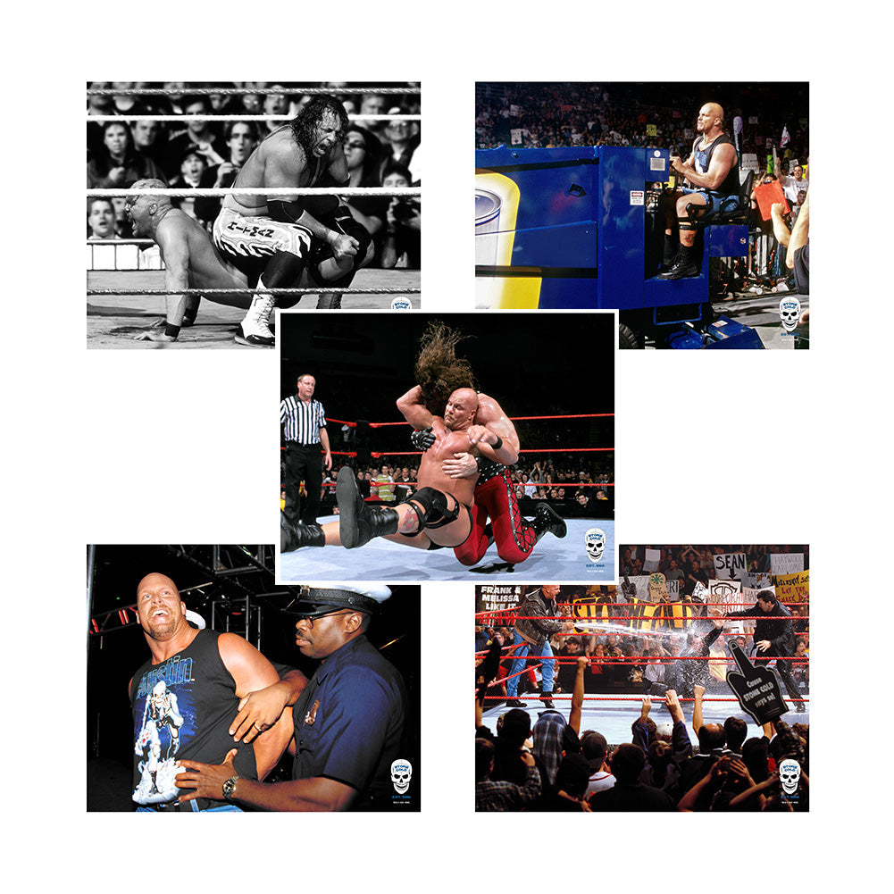 Stone Cold Steve Austin Limited Edition 25th Anniversary Photo Collection