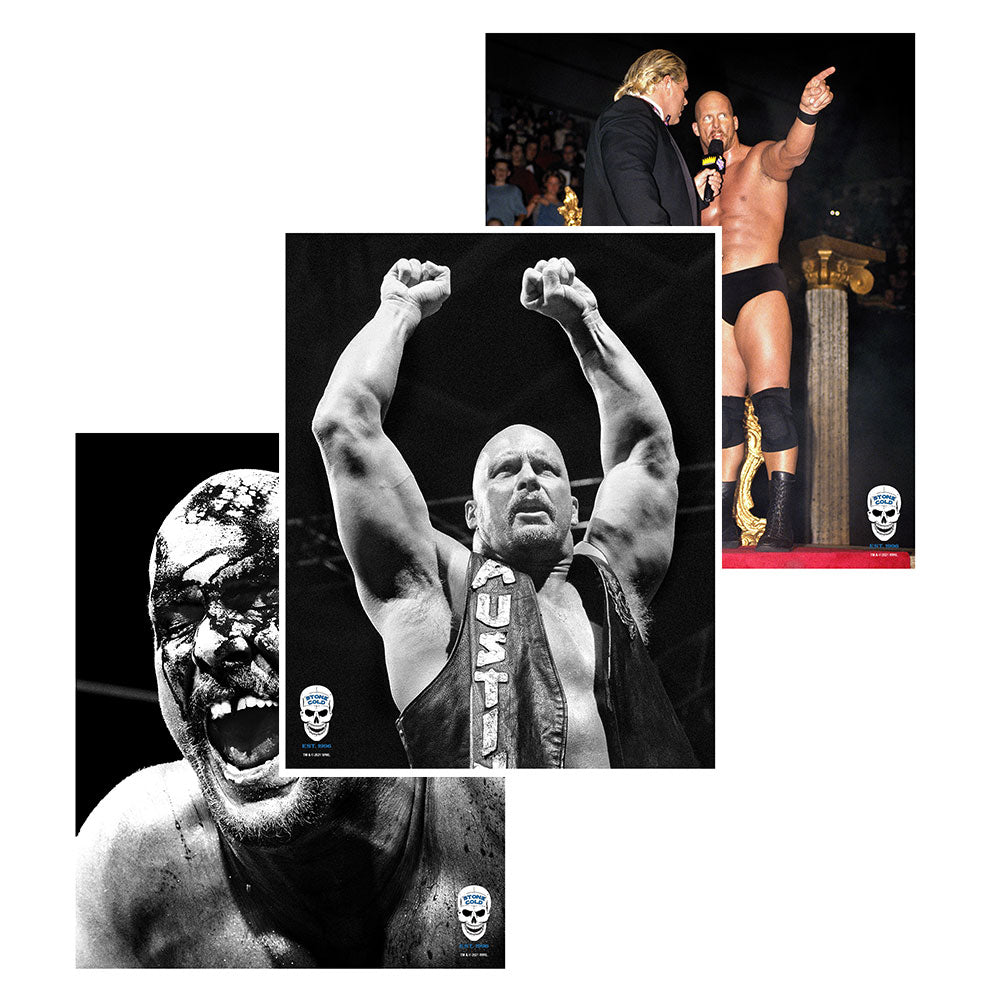 Stone Cold Steve Austin Limited Edition 25th Anniversary Photo Collection