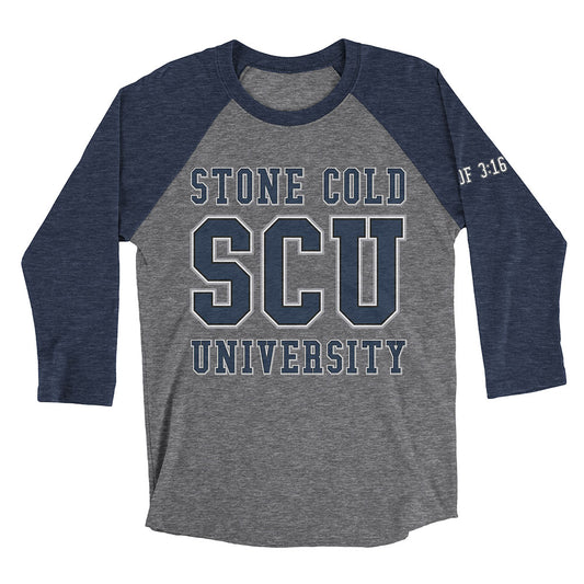 Stone Cold Steve Austin "Stone Cold University" Raglan T-Shirt T-Shirt PW Catalog