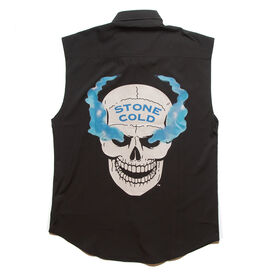 Stone Cold Steve Austin RSVLTS Sleeveless Button Down Shirt