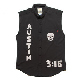 Stone Cold Steve Austin RSVLTS Sleeveless Button Down Shirt