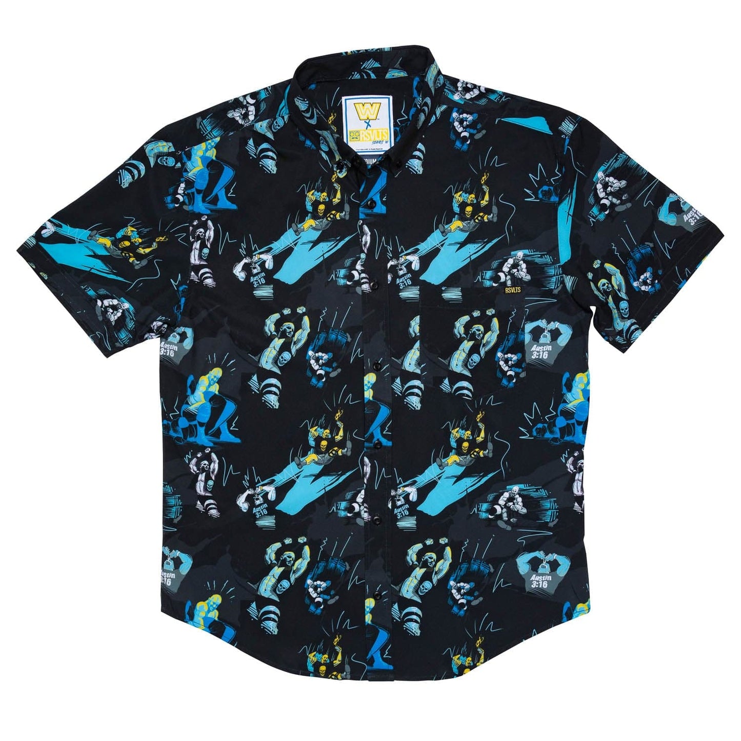 Stone Cold Steve Austin RSVLTS Button Down Shirt