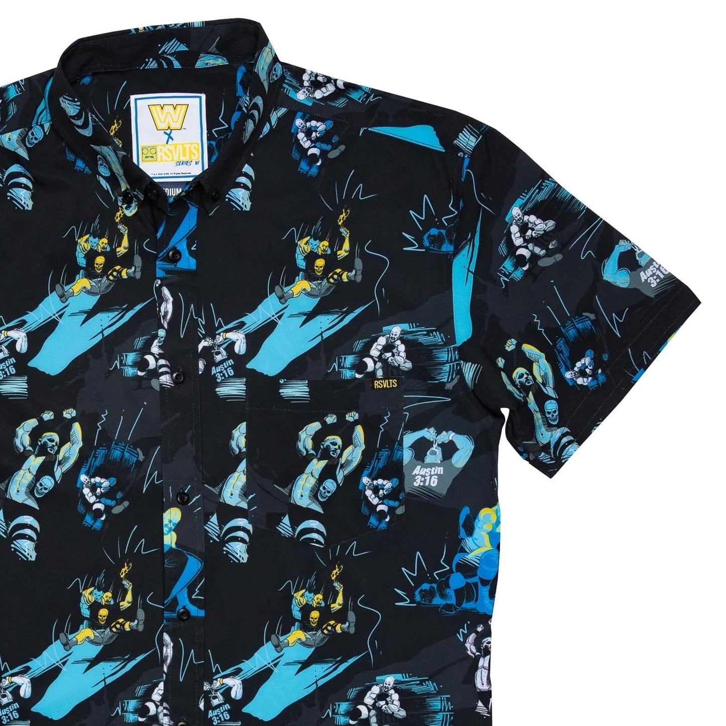 Stone Cold Steve Austin RSVLTS Button Down Shirt
