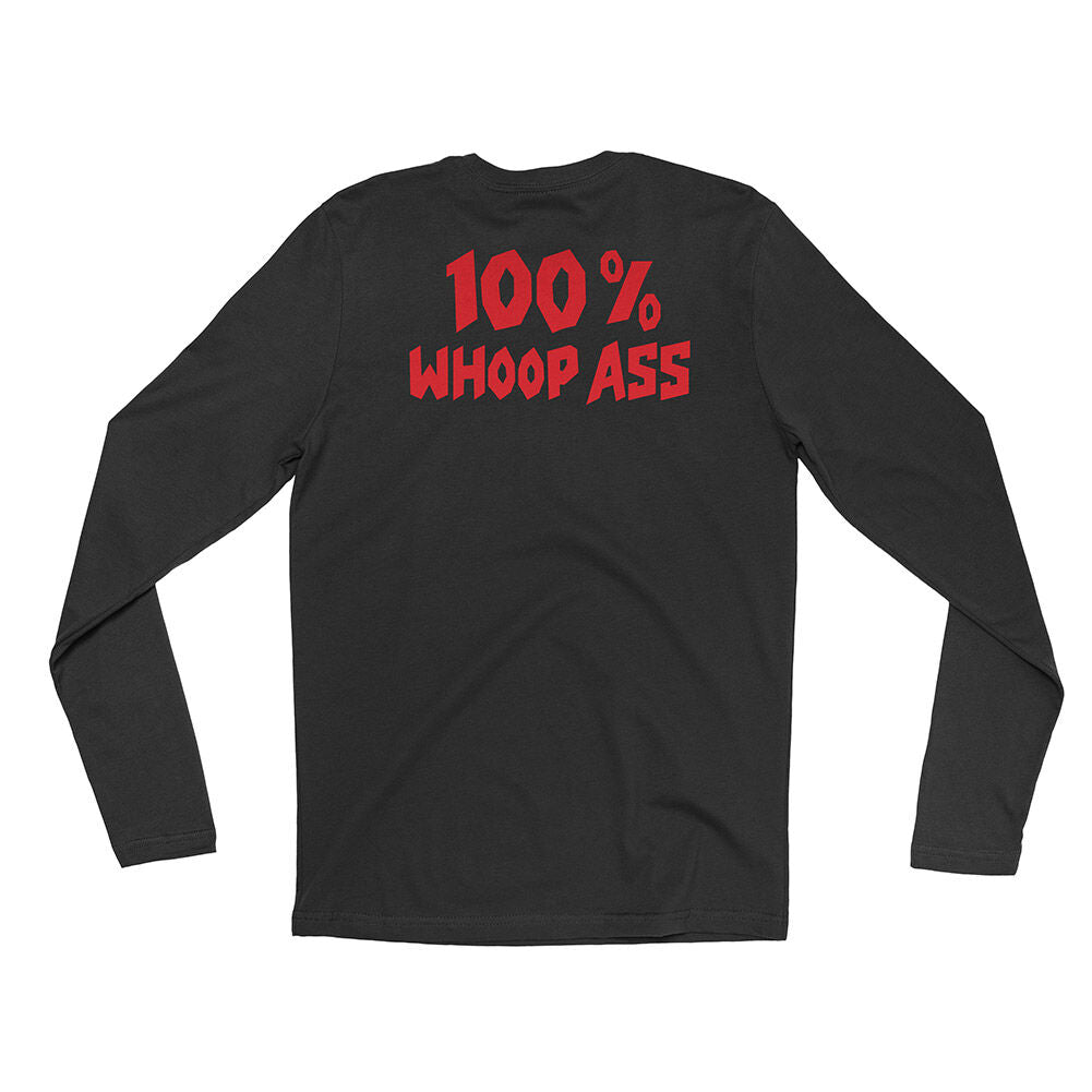 Stone Cold Steve Austin "100% Whoop Ass" Long Sleeve Shirt 2