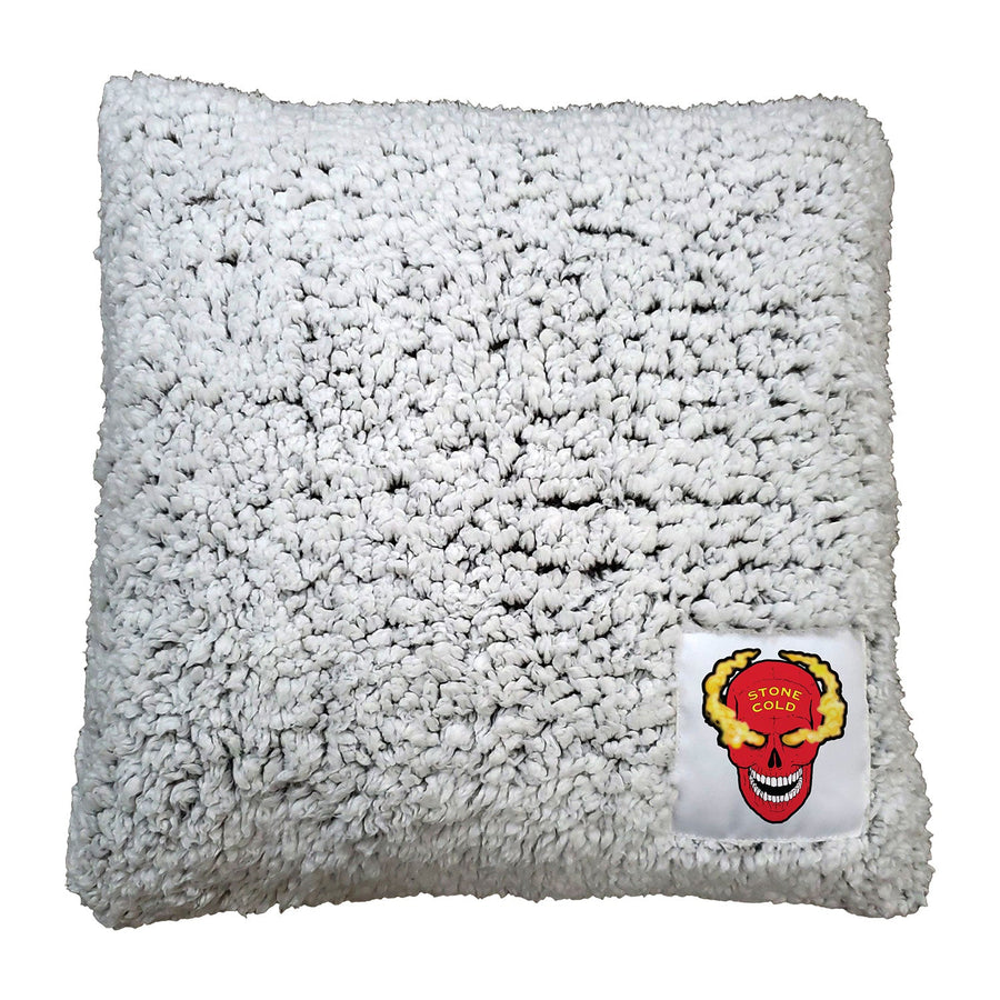 Stone Cold Steve Austin "Smoking Skull" Sherpa Throw Pillow