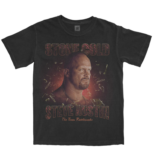 Stone Cold Steve Austin "Texas Rattle Snake" Retro Photo T-Shirt T-Shirt PWcatalog