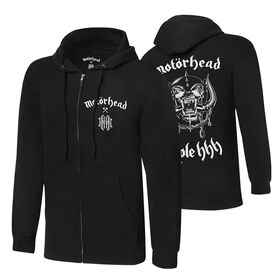 Motörhead x Triple H Black Full-Zip Hoodie Sweatshirt
