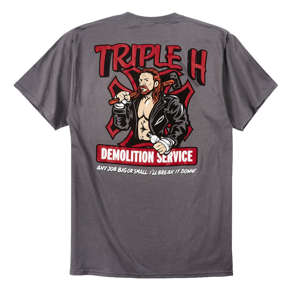 Triple H "Demolition Service" Pocket Tee 2