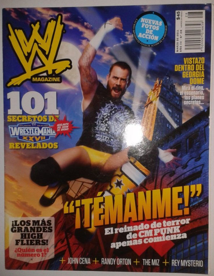 WWE Magazines from Mexico March 2011 Magazine PWcatalog