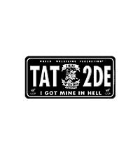 Undertaker Tattoo License Plate