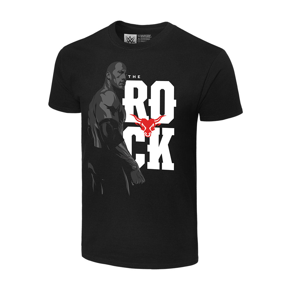 The Rock "Illustrated Logo" T-Shirt