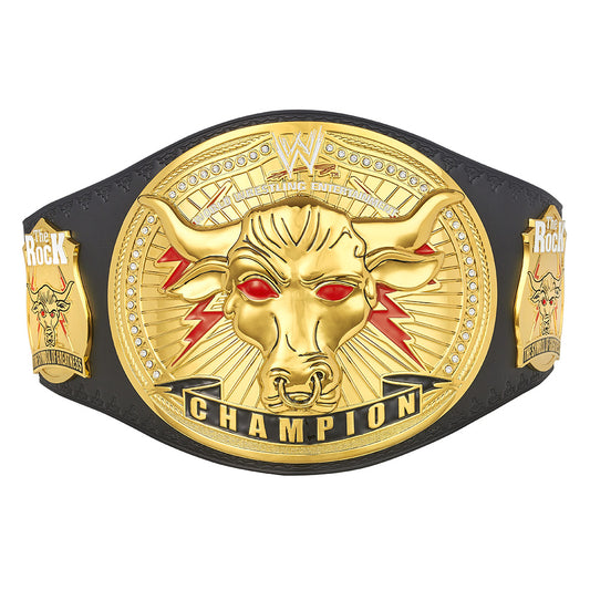 The Rock "Brahma Bull" Replica Championship Title Belt PW Catalog