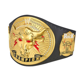 The Rock "Brahma Bull" Replica Championship Title Belt