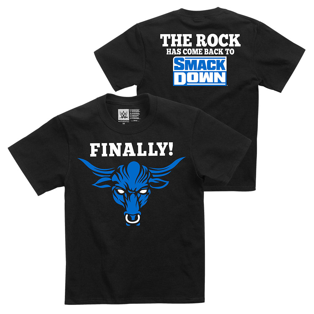 The Rock "SmackDown" Youth Authentic T-Shirt T-Shirt PW Catalog