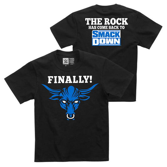 The Rock "SmackDown" Youth Authentic T-Shirt T-Shirt PW Catalog