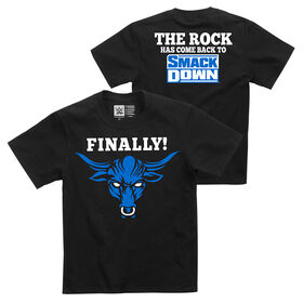 The Rock "SmackDown" Youth Authentic T-Shirt T-Shirt PW Catalog