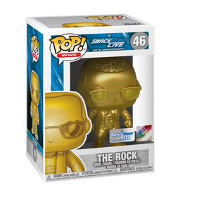 The Rock "SmackDown 20th Anniversary" Gold POP! Vinyl Figure