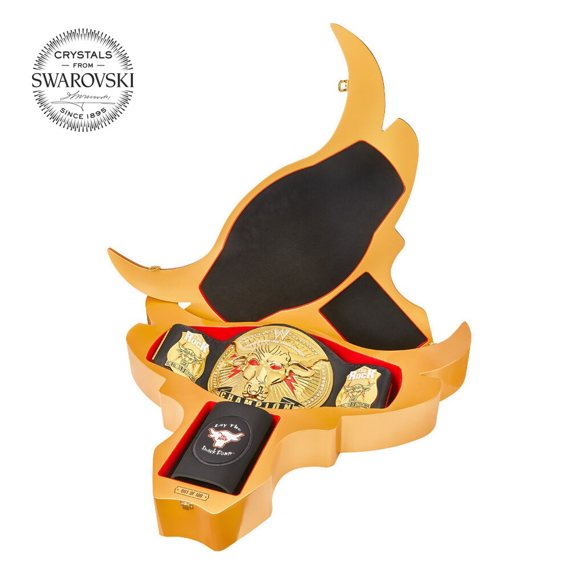 The Rock "Brahma Bull" Deluxe Collector's Replica Championship Title Belt
