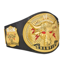 The Rock "Brahma Bull" Deluxe Collector's Replica Championship Title Belt
