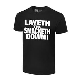 The Rock "Layeth The Smacketh Down!" Retro T-Shirt