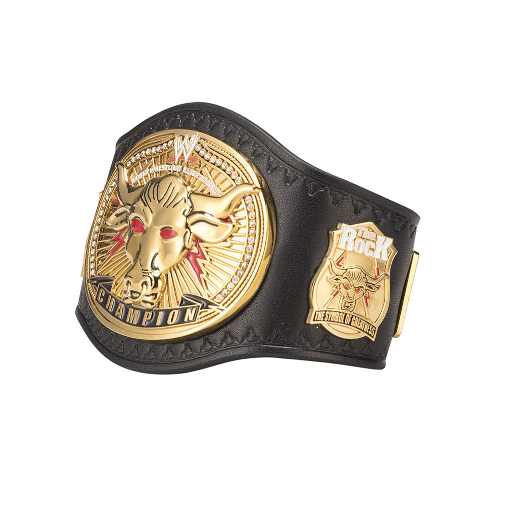 The Rock "Brahma Bull" Championship Mini Replica Title 4