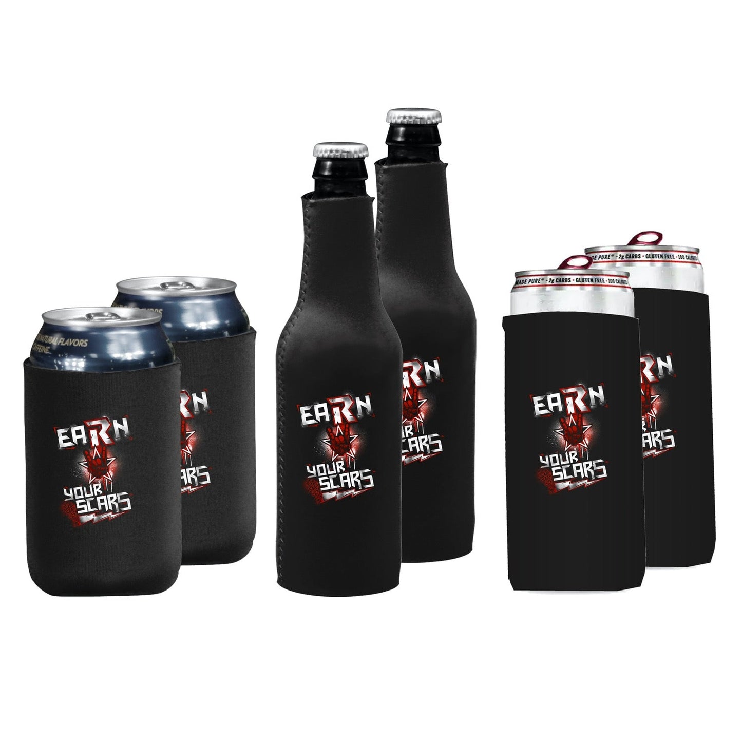 Edge "Earn Your Scars" Drink Sleeve Variety Pack