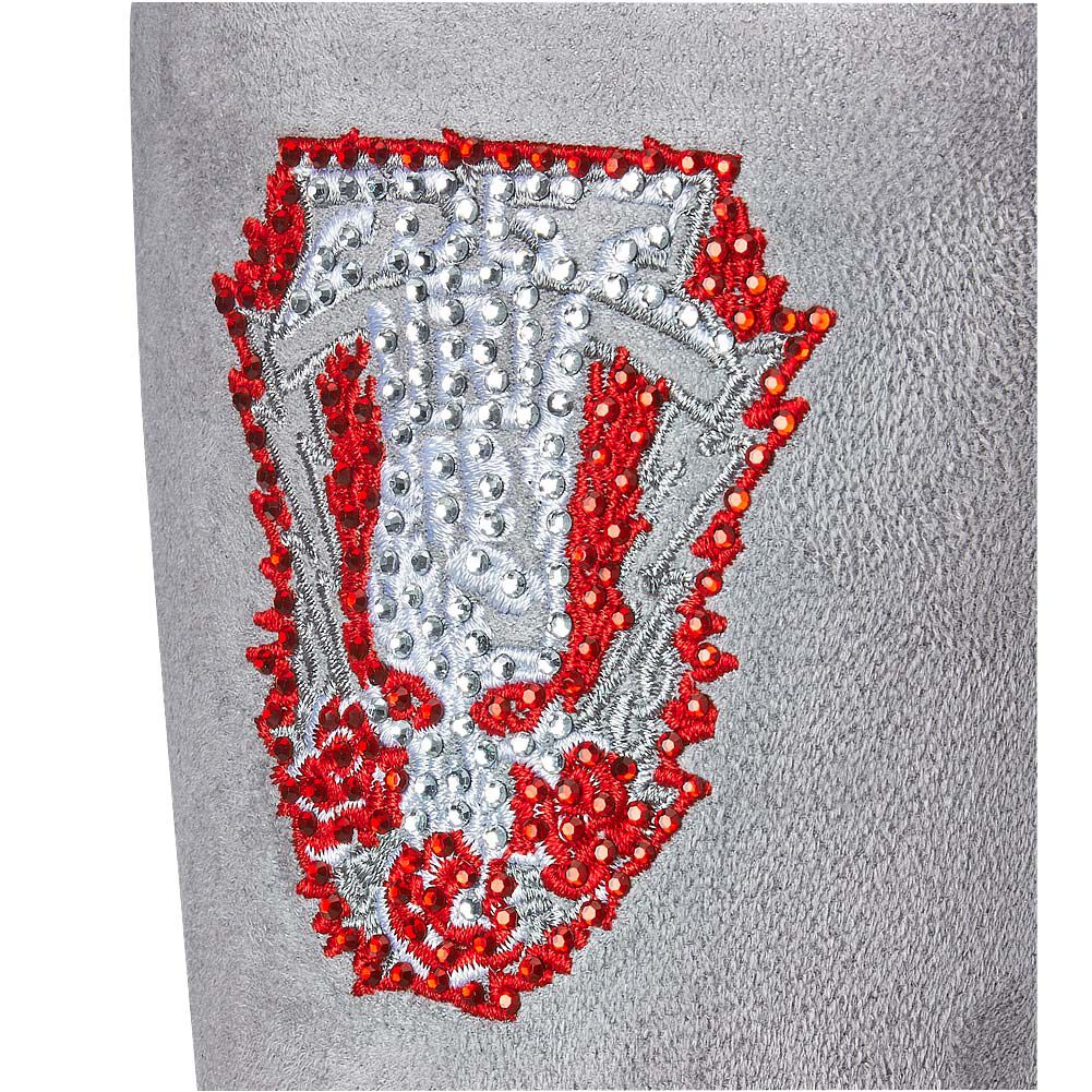 Edge "You Know Me" Crystal Logo Women's Cuce Boots 3