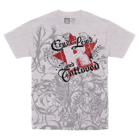 Edge "Crude, Lewd, and Tattooed" Retro T-Shirt T-Shirt PW Catalog