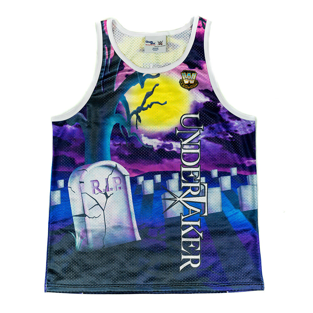Undertaker "Graveyard" Chalk Line Tank Top  1